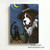 "Happy Halloween" Saint Bernard Magnet