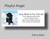 "Playful Angel" Black Labrador Retriever  Address Labels