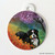 "Tranquil Garden" Bernese Mountain Dog Double Sided Pet ID Tag