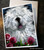 "Mom's Favorite Flower" Old English Sheepdog Note Cards