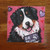 "My Valentine" Bernese Mountain Dog Lens Cleaning Cloth