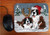 "Christmas Buddies" Saint Bernard Mouse Pad