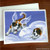 "Heavenly Hide & Seek" Saint Bernard Note Cards