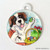 "Easter Egg Artist" Saint Bernard Double Sided Pet ID Tag