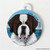 "Live, Love, Play, BARK!" Saint Bernard Double Sided Pet ID Tag