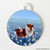 "Happy Dance" Sable Shetland Sheepdog Double Sided Pet ID Tag