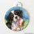 "Make Mine Neapolitan" Bernese Mountain Dog Double Sided Pet ID Tag