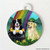 "My Pot O' Gold" Bernese Mountain Dog & Golden Retriever Double Sided Pet ID Tag