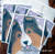 "Wish Upon A Snowflake" Sable Shetland Sheepdog Note Cards