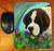 "Tip Toe Through Mom's Tulips" Saint Bernard Mouse Pad