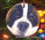 "One Big Pout" Saint Bernard Ceramic Ornament Round