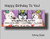 "Birthday: Happy Birthday To You" Siberian Husky (blue eye) Address Labels