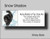 "Snow Shadow" Black Newfoundland Address Labels