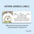 "Sheepie In The Daisies" Old English Sheepdog Address Labels