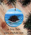 "Swimming Newf" Black Newfoundland Ceramic Ornament Round