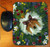 "In Mom's Flowers Again" Sable Shetland Sheepdog Mouse Pad