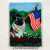 "Proud To Be American" Norwegian Elkhound Magnet