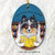 "Dog Tails Vol 5" Blue Merle Shetland Sheepdog Ceramic Ornament Oval