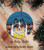 "Dog Tails Vol 5" Blue Merle Shetland Sheepdog Ceramic Ornament Round