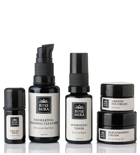 Best Organic Skin Care Products -Moroccan Red Rose Travel Kit-Rosemira