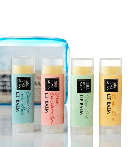 Thank You Very Much, Pink Grapefruit Lips, Banana Balm & Minty Me Lip Balms