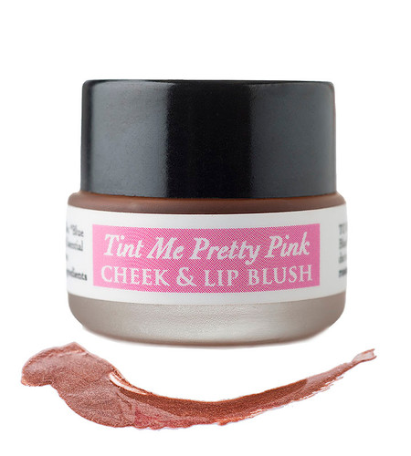 Best Organic Cheek Blush & Lip Blush -  Tint Me Preety Pink | Rosemira