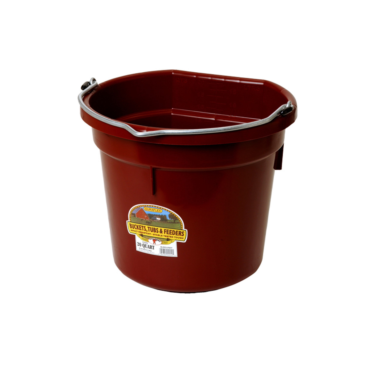 8 QT Flat-Back Bucket - Berry Blue