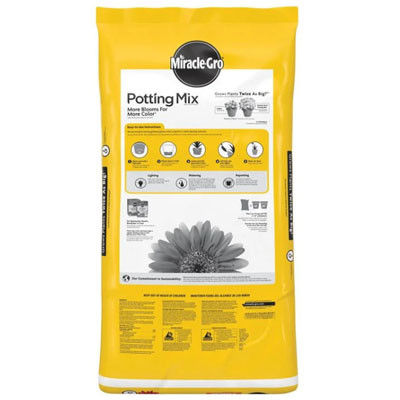 MIRACLE-GRO POTTING MIX 2 CF {YELLOW BAG} - Palmer Feed & Supply Inc.