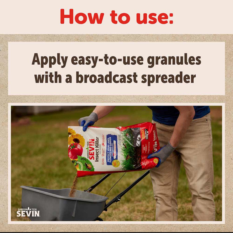SEVIN 2% - 20# LAWN GRANULES - Palmer Feed & Supply Inc.