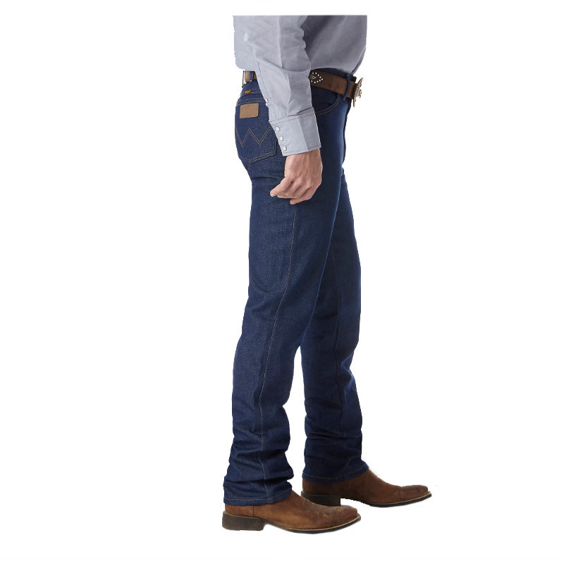 936DEN WRANGLER COWBOY CUT SLIM FIT JEAN IN PREWASHED INDIGO