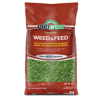 PRO CARE WEED & FEED 39# FERTILIZER
