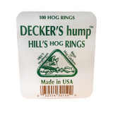 DECKER'S HUMP HILL'S HOG RINGS, 100PK