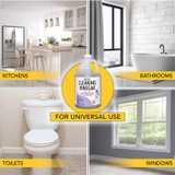 HARRIS CLEANING VINEGAR 1Gal, COMMERICAL GRADE MULTI-SURFACE CLEANER, LAVENDER SCENTED