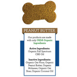SUZIE'S CBD BONES FOR BIG DOGS, PEANUT BUTTER (25x8mg PIECES)