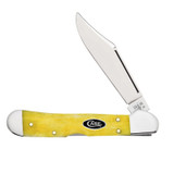 KNIFE #20034 SMOOTH YELLOW BONE MINI COPPERLOCK