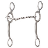 PERFORMANCE RING GAG SHANK BIT WITH TWISTED WIRE, 6 1/2"