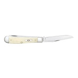 KNIFE #13310 SMOOTH NATURAL BONE TRAPPER