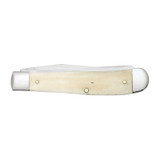 KNIFE #13310 SMOOTH NATURAL BONE TRAPPER