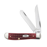 KNIFE #00784 POCKET WORN OLD RED BONE