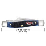KNIFE #07049 ROGERS JIG NAVY BLUE BONE MEDIUM STOCKMAN