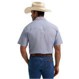 2370331 WESTERN CHAMBRAY SHORT SLEEVE WORKSHIRT, CLASSIC FIT, CHAMBRAY