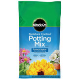 MIRACLE-GRO POTTING MIX W/MOISTURE CONTROL 1 CF {BLUE BAG}