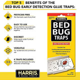 HARRIS BED BUG TRAPS 4 PACK