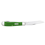 KNIFE #53390  SMOOTH GREEN SYNTHETIC TRAPPER