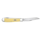 KNIFE #30114 YELLOW SYNTHETIC CS TRAPPER WITH CLIP