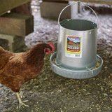 LITTLE GIANT #9112 12lb, POULTRY FEEDER GALVANIZED