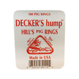 DECKER'S HUMP HILL'S PIG RINGS, 100PK