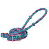 BRAIDED NYLON BARREL REINS, KNOTTED