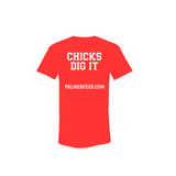 PALMER'S T-SHIRTS CHICKS DIG IT, POPPY