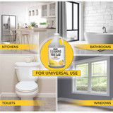 HARRIS CLEANING VINEGAR 1Gal, COMMERICAL GRADE MULTI-SURFACE CLEANER, LEMON SCENTED